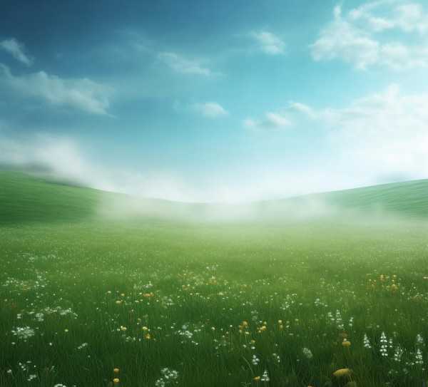 揭秘Windows桌面壁纸，梦幻草原的绿色之谜
